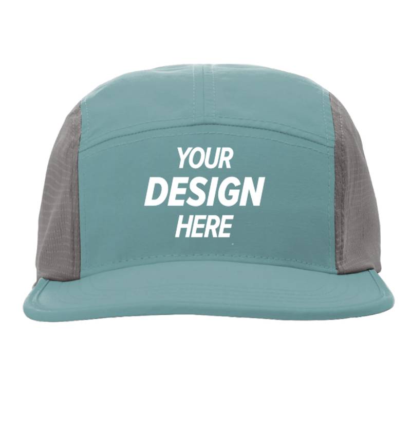 front_8069 Custom Richardson 932 PCT 5-panel camper hat with personalized embroidery by Gigimas