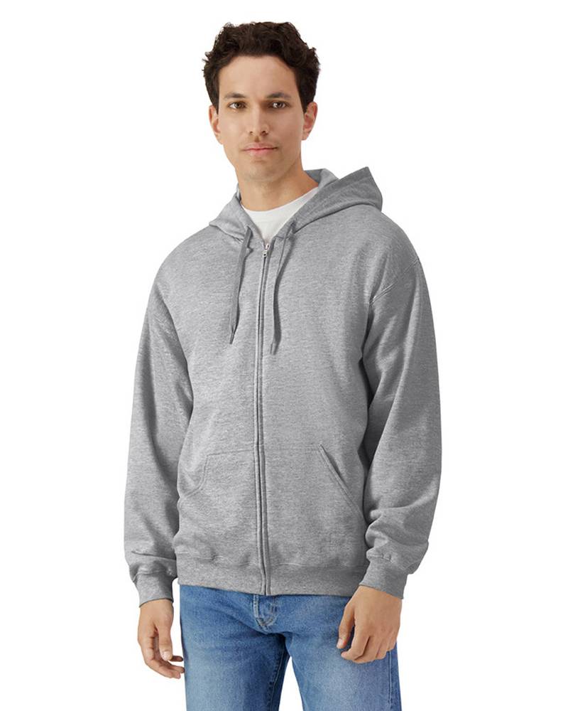 Adult Full Zip Hooded Sweatshirt