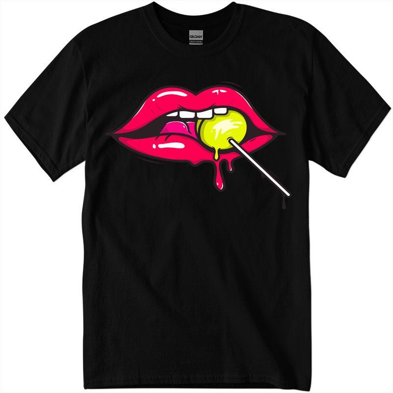 gi2g500_30_blk-Recuperado Lollipop Lips T-Shirt