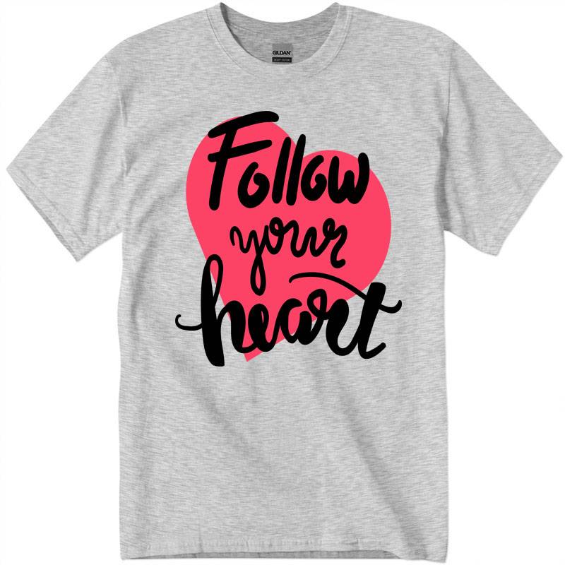 gig500_004_ash Follow Your Heart T-Shirt