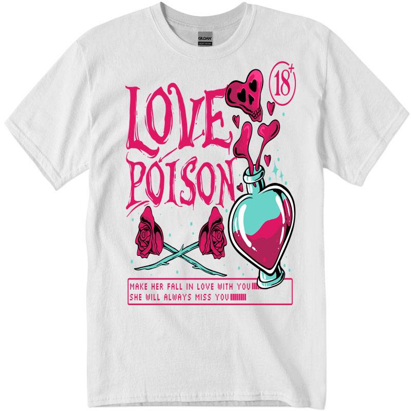 gig500_02_wht Love Poison on Men's T-Shirt