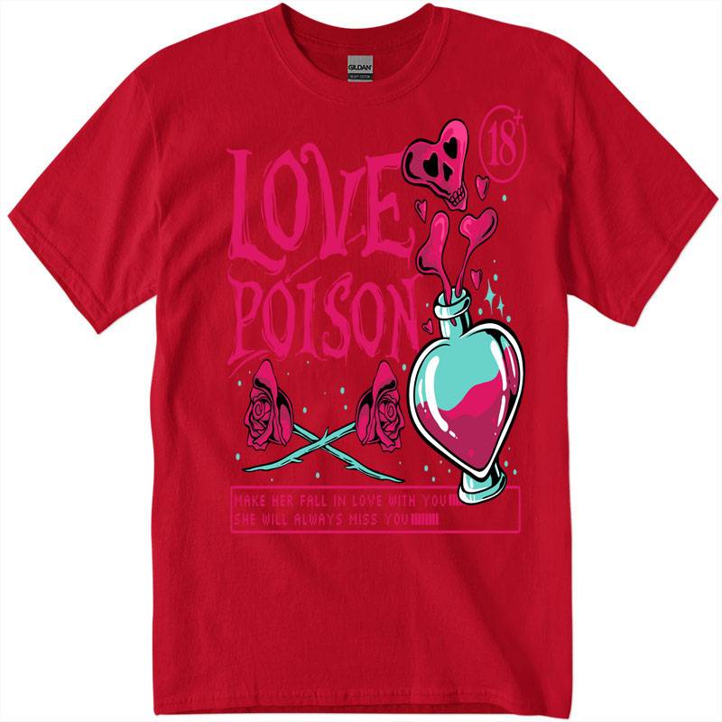 gig500_06_red Love Poison on Men's T-Shirt