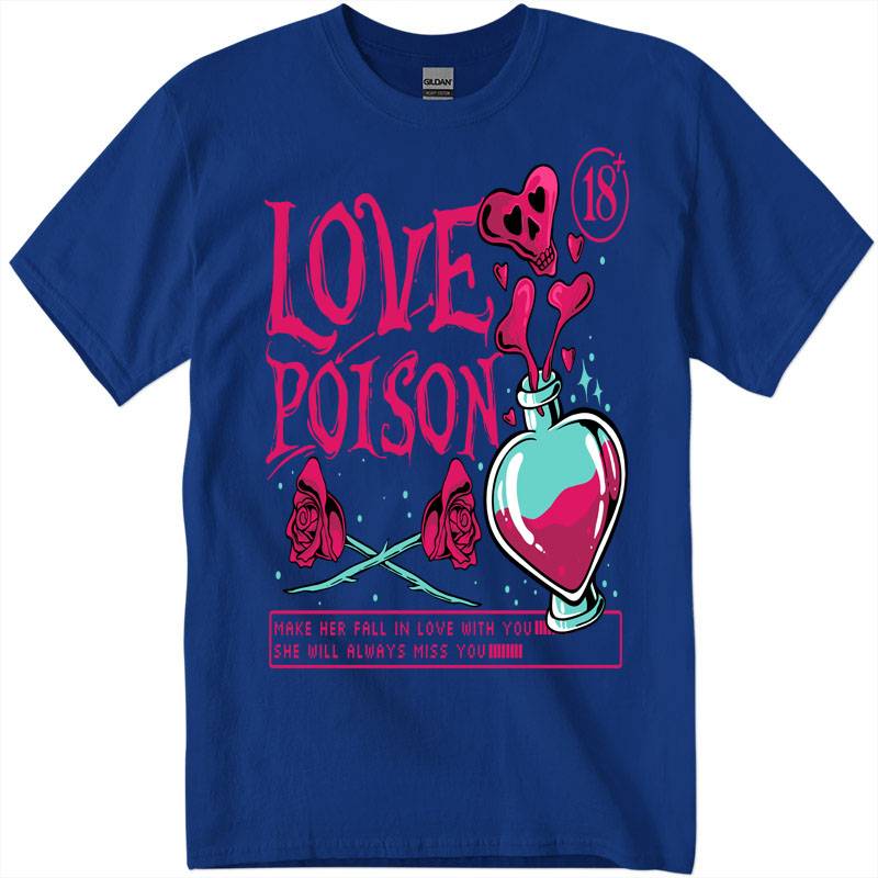 gig500_08_royal Love Poison on Men's T-Shirt