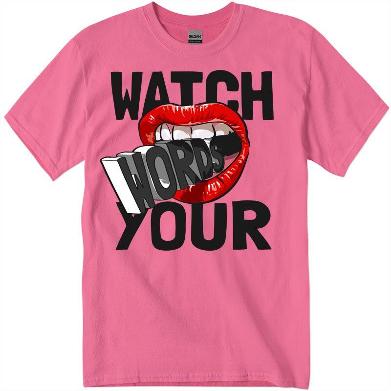 gig500_1_azl-Recuperado7 Watch Words Your Women's T-Shirt pink