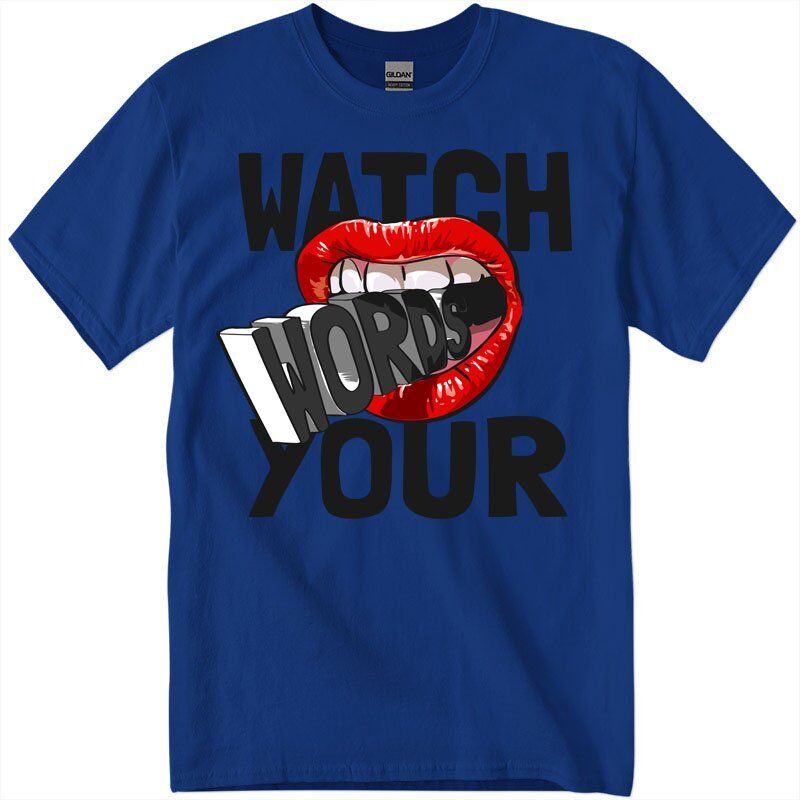 gig500_1_royal-Recuperado4 Watch Words Your Women's T-Shirt royal