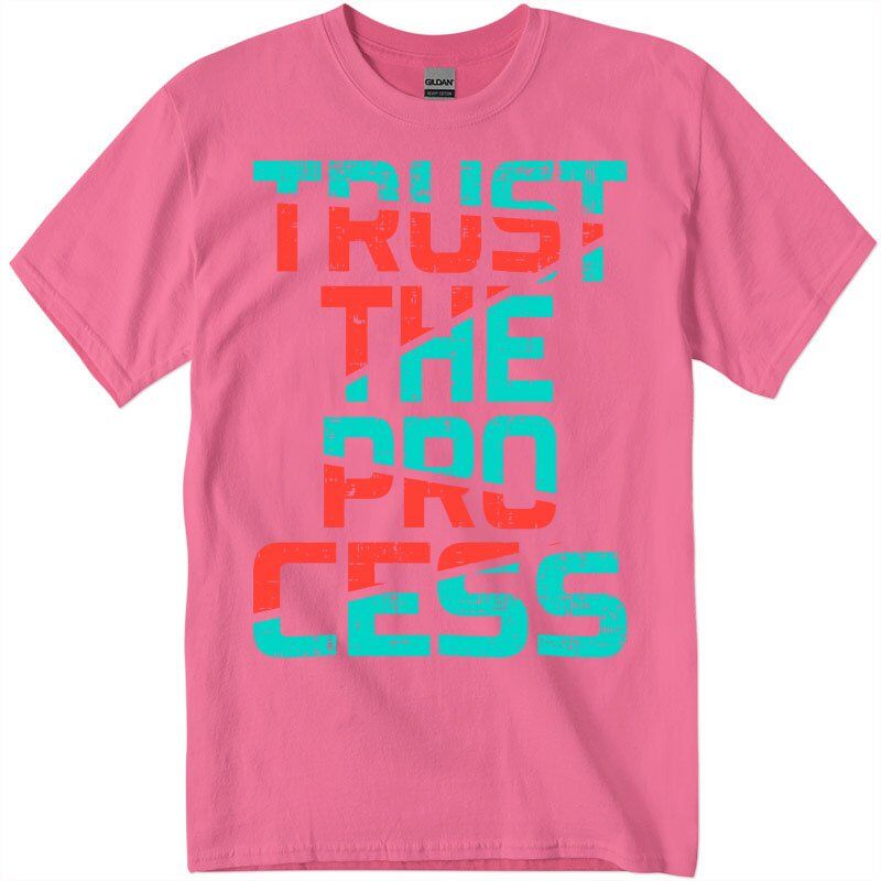 gig500_34_azl Trust the process on Men's T-Shirt