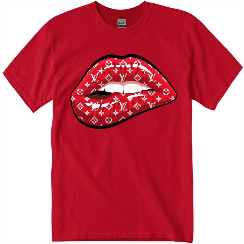 gig500_5-3_red-Recuperado Kiss Mark Shirt | Lipstick Mark Shirt | Kiss Tshirt | Lipstick Shirt |