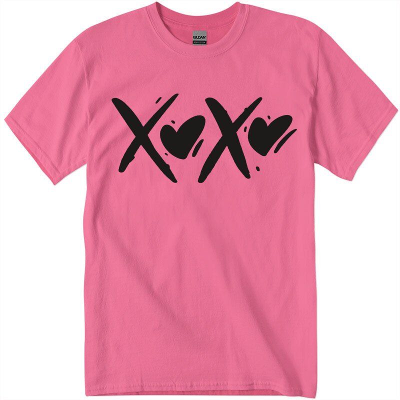 Woman's Premium Cotton XOXO Short Sleeve T Shirt