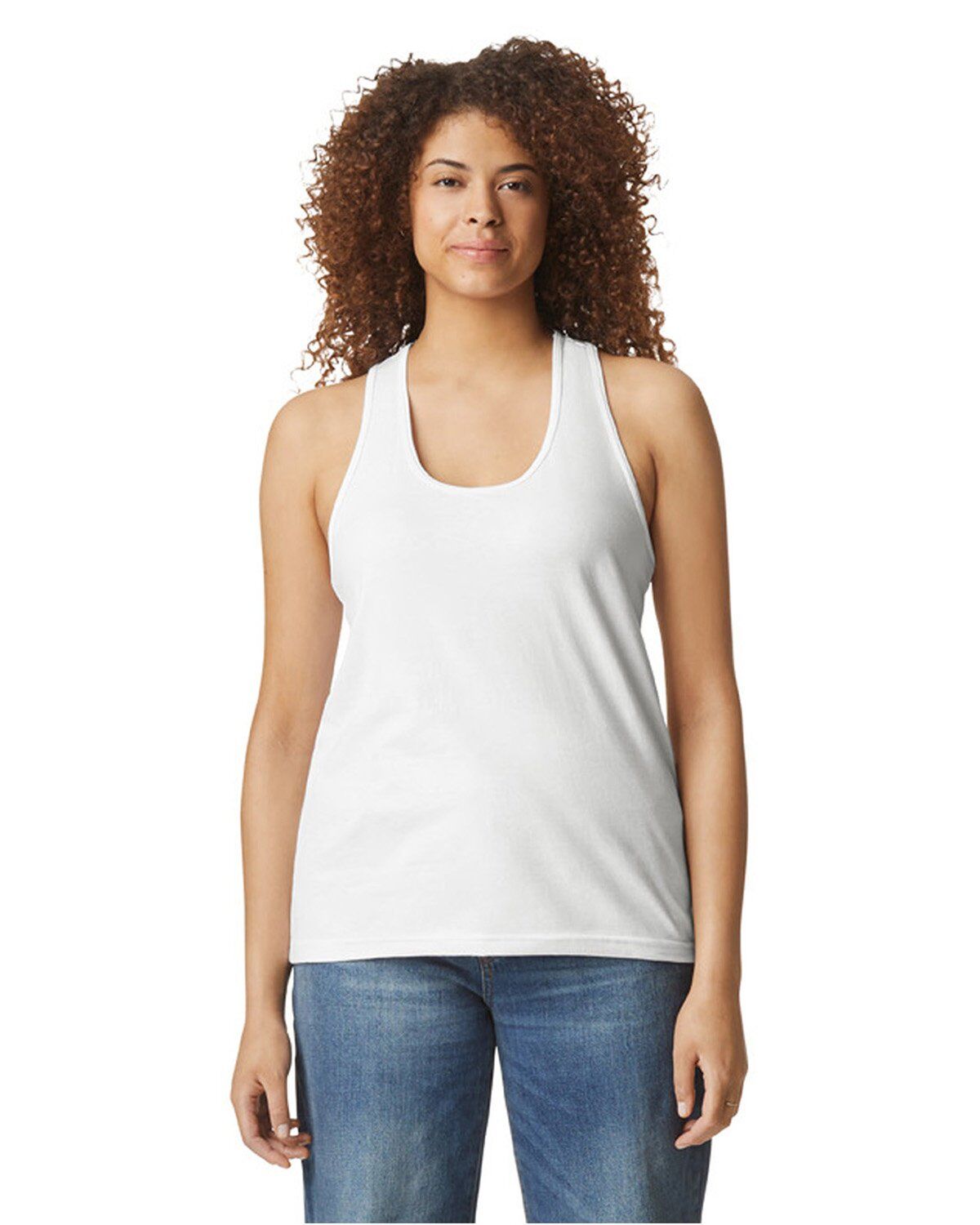 Softstyle CVC Women's Racerback Tank Top