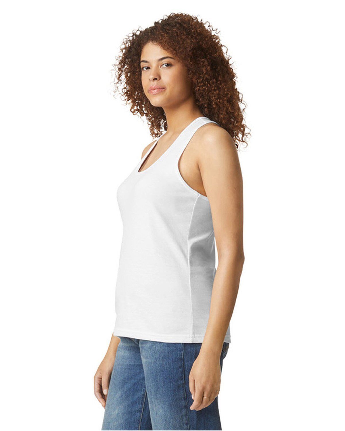 Softstyle CVC Women's Racerback Tank Top